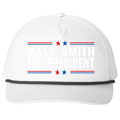 JACK SMITH FOR PRESIDENT Snapback Five-Panel Rope Hat