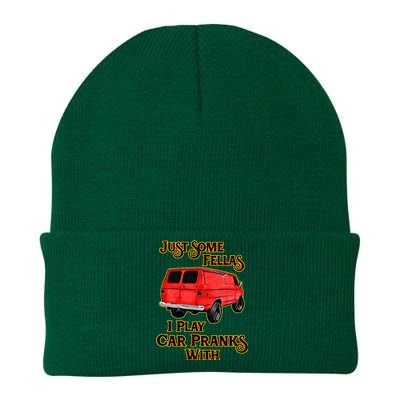 Just Some Fellas I Play Car Pranks With Knit Cap Winter Beanie