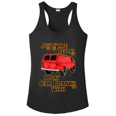 Just Some Fellas I Play Car Pranks With Ladies PosiCharge Competitor Racerback Tank