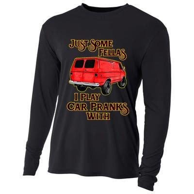 Just Some Fellas I Play Car Pranks With Cooling Performance Long Sleeve Crew