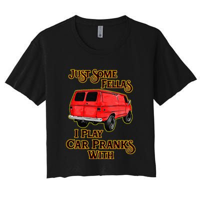 Just Some Fellas I Play Car Pranks With Crop Top