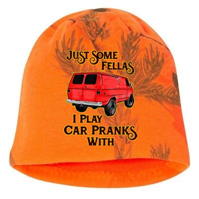 Just Some Fellas I Play Car Pranks With Kati - Camo Knit Beanie