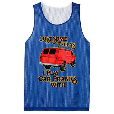 Just Some Fellas I Play Car Pranks With Mesh Reversible Basketball Jersey Tank