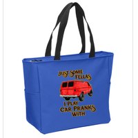 Just Some Fellas I Play Car Pranks With Zip Tote Bag