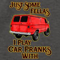 Just Some Fellas I Play Car Pranks With Vector Backpack