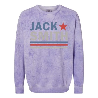 Jack Smith Fan Club Member 2024 Election Candidate Colorblast Crewneck Sweatshirt