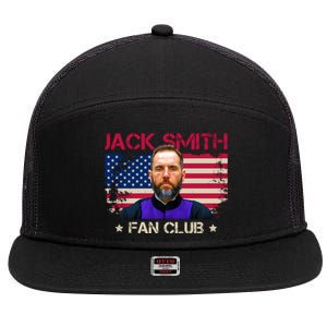 Jack Smith Fan Club Funny Political Humor 7 Panel Mesh Trucker Snapback Hat