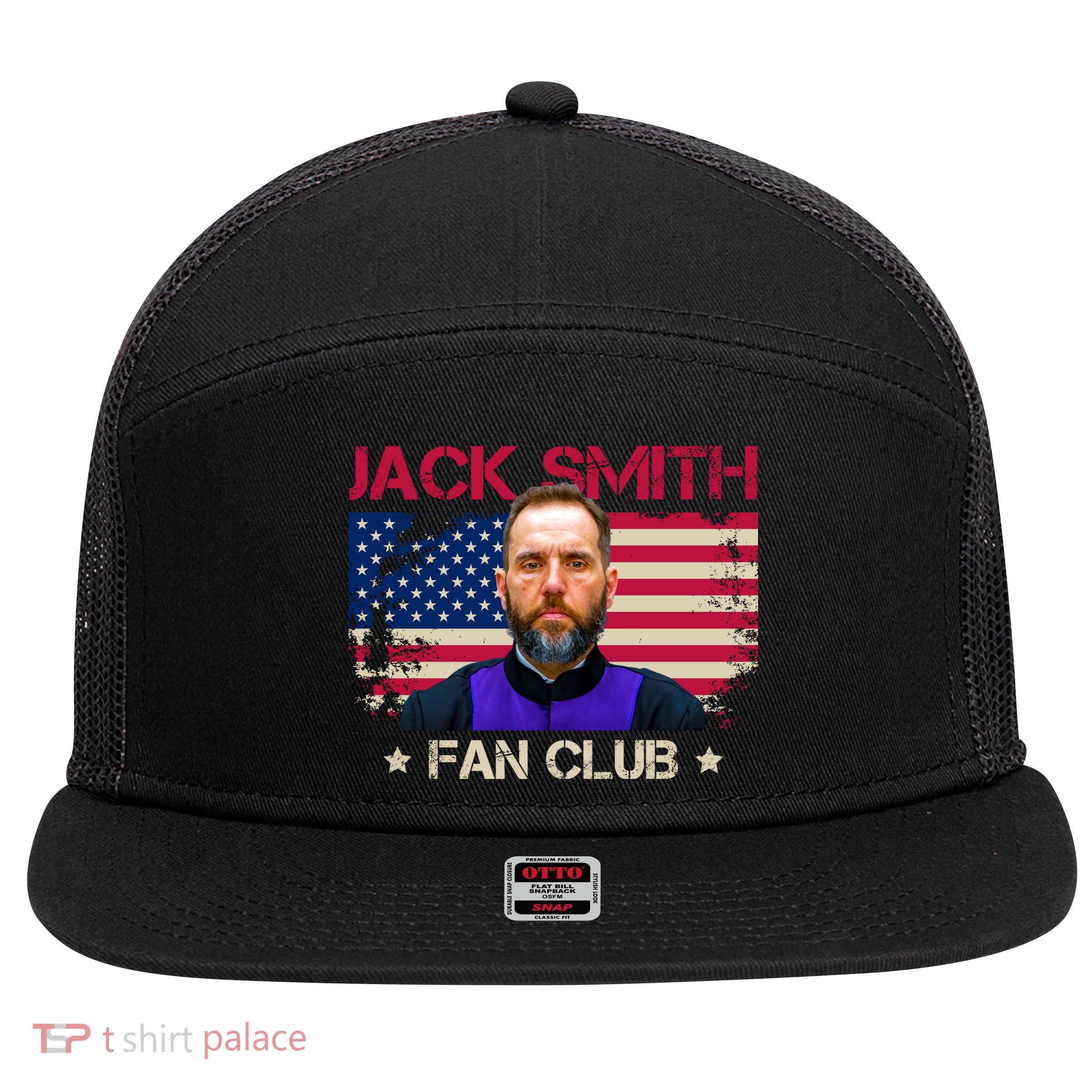 Jack Smith Fan Club Funny Political Humor 7 Panel Mesh Trucker Snapback Hat