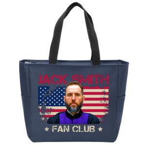 Jack Smith Fan Club Funny Political Humor Zip Tote Bag