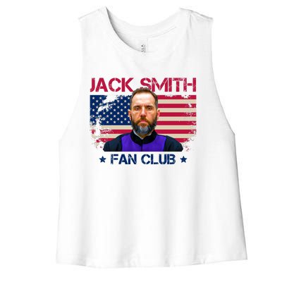 Jack Smith Fan Club Funny Political Humor Women's Racerback Cropped Tank