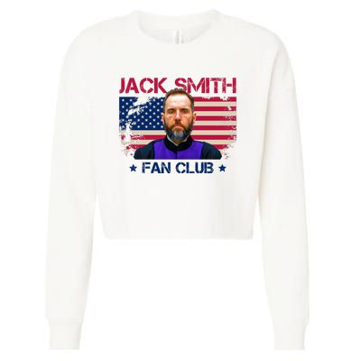 Jack Smith Fan Club Funny Political Humor Cropped Pullover Crew