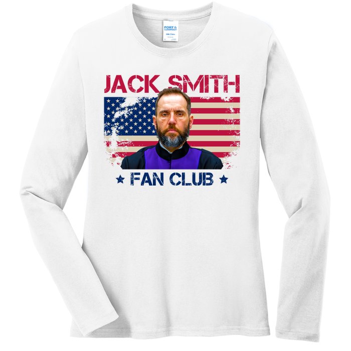 Jack Smith Fan Club Funny Political Humor Ladies Long Sleeve Shirt