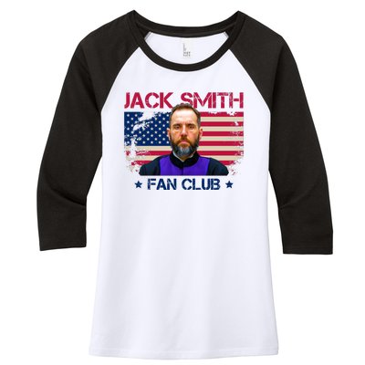 Jack Smith Fan Club Funny Political Humor Women's Tri-Blend 3/4-Sleeve Raglan Shirt