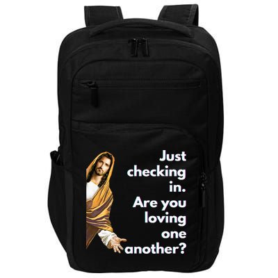 Jesus Saying Funny Christian Meme Joke Impact Tech Backpack