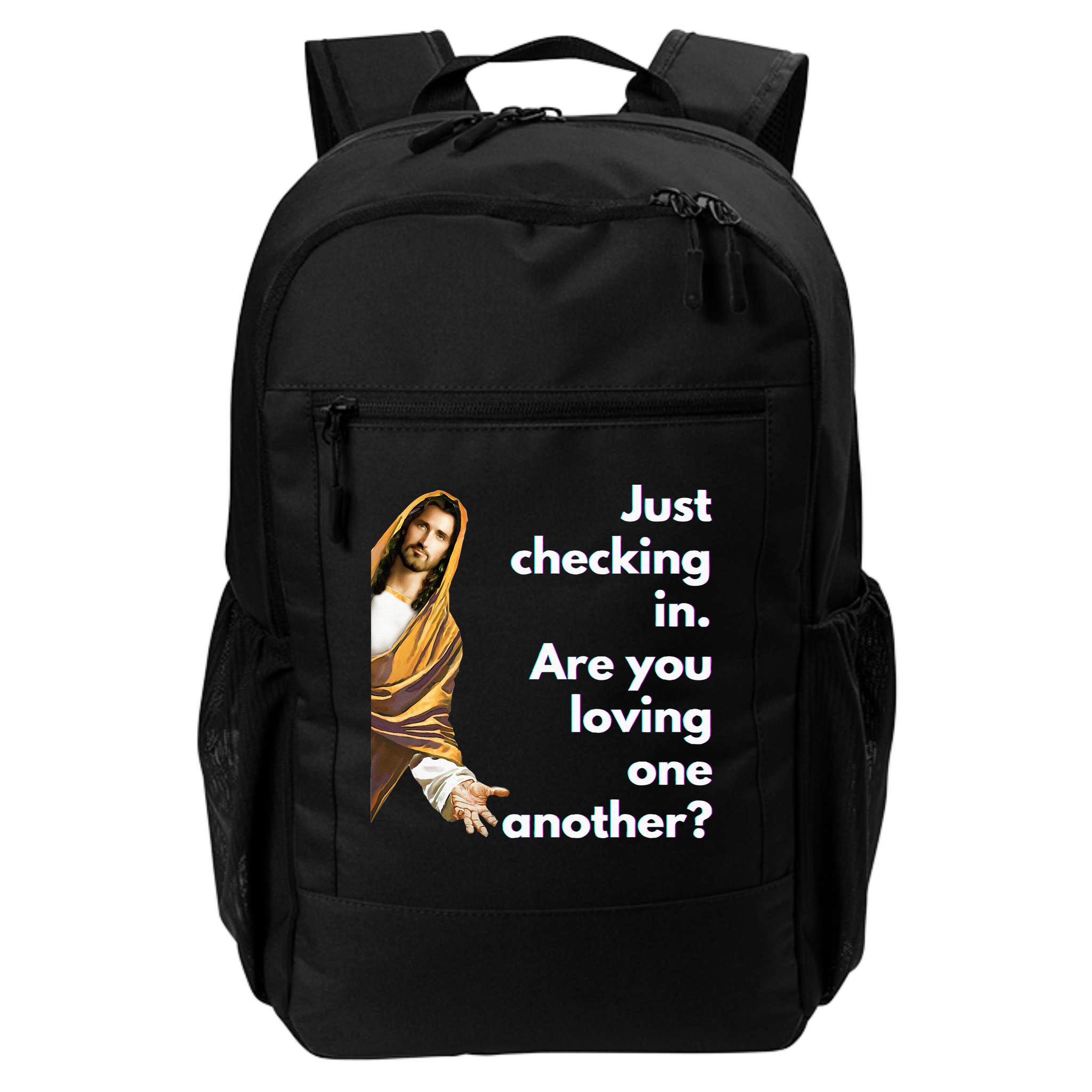 Jesus Saying Funny Christian Meme Joke Backpack