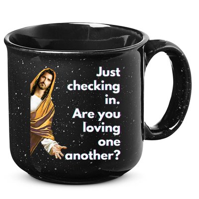 Jesus Saying Funny Christian Meme Joke 15oz Campfire Ceramic Mug