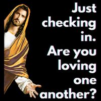 Jesus Saying Funny Christian Meme Joke Flatbill Hat