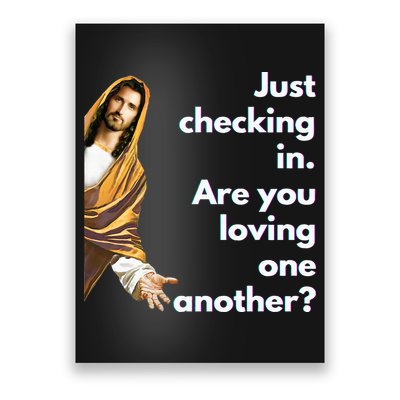 Jesus Saying Funny Christian Meme Joke Poster