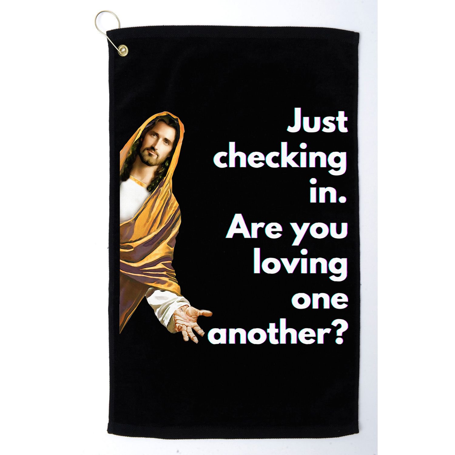 Jesus Saying Funny Christian Meme Joke Golf Towel