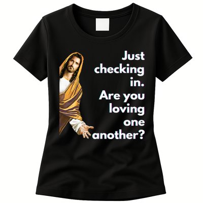 Jesus Saying Funny Christian Meme Joke Womens T-Shirt