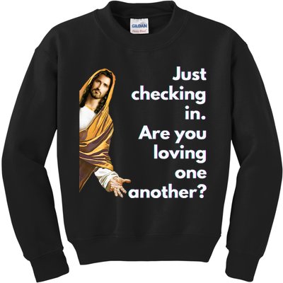 Jesus Saying Funny Christian Meme Joke Kids Sweatshirt