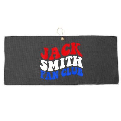 Jack Smith Fan Club Fun Summer Groovy Red Blue Large Microfiber Waffle Golf Towel