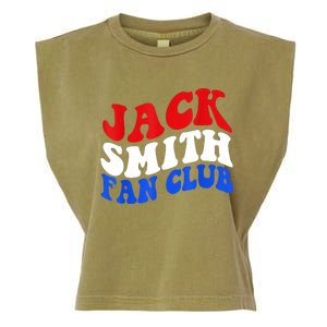 Jack Smith Fan Club Fun Summer Groovy Red Blue Garment-Dyed Women's Muscle Tee