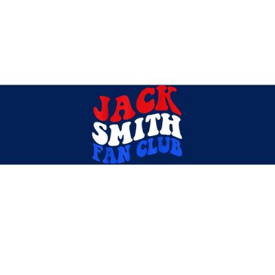 Jack Smith Fan Club Fun Summer Groovy Red Blue Bumper Sticker