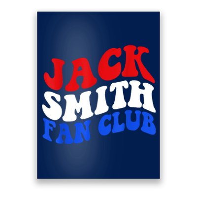 Jack Smith Fan Club Fun Summer Groovy Red Blue Poster