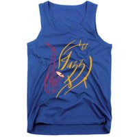 Jazz Saxophone For Jazz Music Lover Sax Musician Great Gift Tank Top