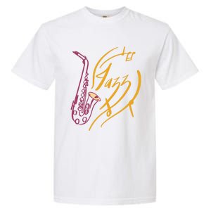 Jazz Saxophone For Jazz Music Lover Sax Musician Great Gift Garment-Dyed Heavyweight T-Shirt