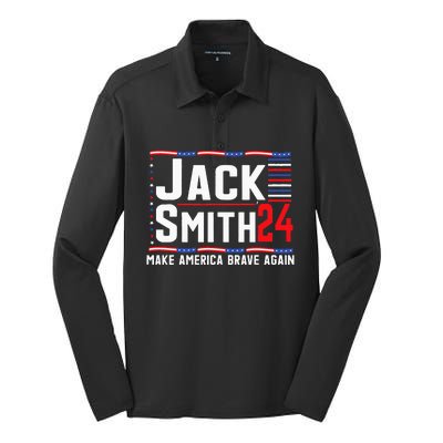 Jack Smith Fan Club Member 2024 Election Candidate Silk Touch Performance Long Sleeve Polo