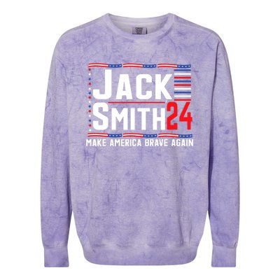 Jack Smith Fan Club Member 2024 Election Candidate Colorblast Crewneck Sweatshirt