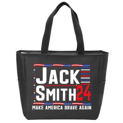 Jack Smith Fan Club Member 2024 Election Candidate Zip Tote Bag