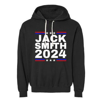 Jack Smith For President Jack Smith 2024 Garment-Dyed Fleece Hoodie