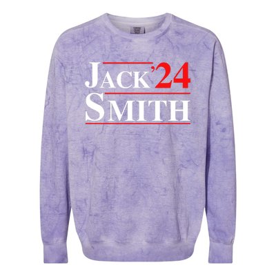 Jack Smith For President Jack Smith 2024 Colorblast Crewneck Sweatshirt