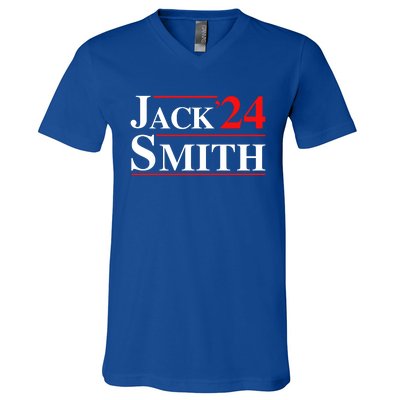 Jack Smith For President Jack Smith 2024 V-Neck T-Shirt