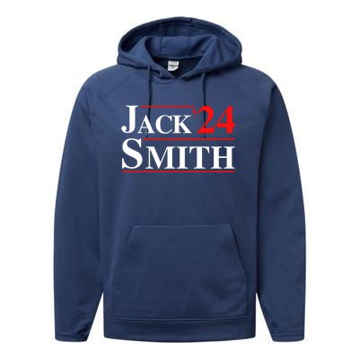 Jack Smith For President Jack Smith 2024 Performance Fleece Hoodie