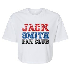 Jack Smith Fan Club Retro Usa Flag American Funny Political Bella+Canvas Jersey Crop Tee