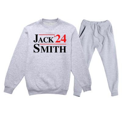 Jack Smith For President Jack Smith 2024 Premium Crewneck Sweatsuit Set