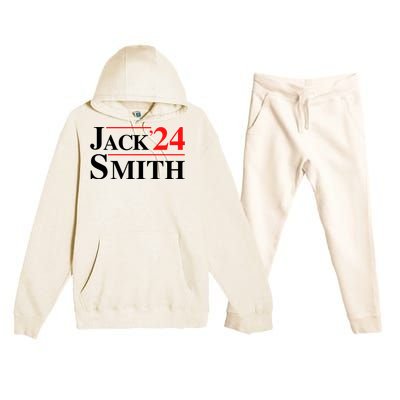 Jack Smith For President Jack Smith 2024 Premium Hooded Sweatsuit Set