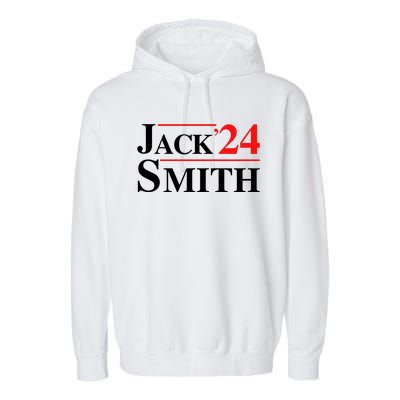 Jack Smith For President Jack Smith 2024 Garment-Dyed Fleece Hoodie