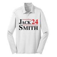 Jack Smith For President Jack Smith 2024 Silk Touch Performance Long Sleeve Polo