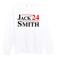 Jack Smith For President Jack Smith 2024 Premium Crewneck Sweatshirt