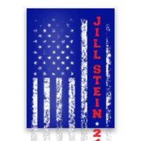 Jill Stein For President 2024 Green Party USA Flag Vintage  Poster