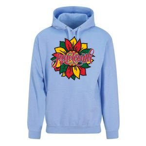 Juneteenth Sunflower Festive Unisex Surf Hoodie