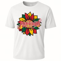 Juneteenth Sunflower Festive Cooling Performance Crew T-Shirt