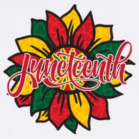 Juneteenth Sunflower Festive Cooling Performance Crew T-Shirt