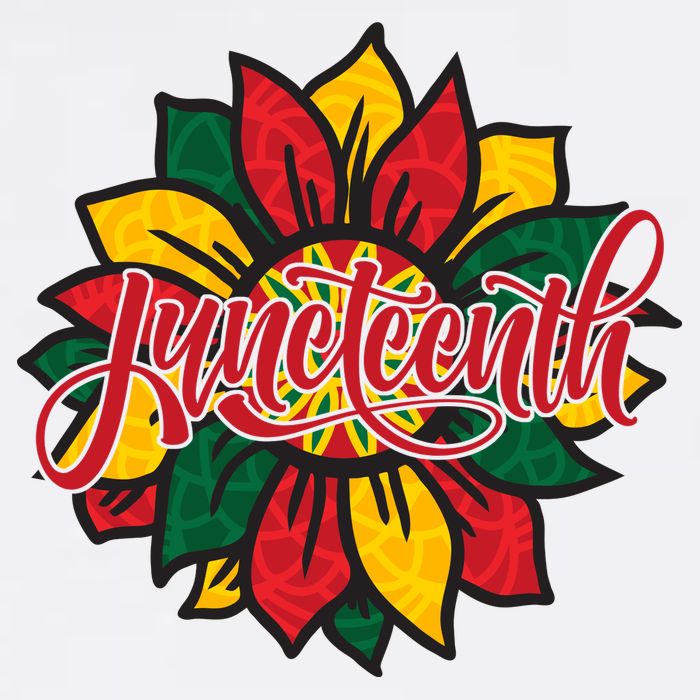 Juneteenth Sunflower Festive Cooling Performance Crew T-Shirt