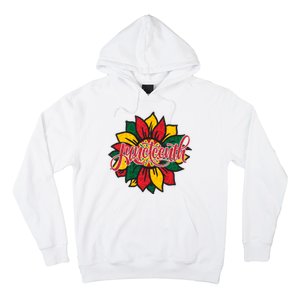 Juneteenth Sunflower Festive Hoodie